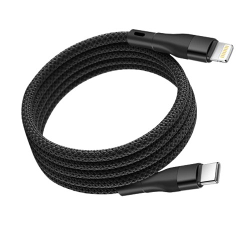 Кабель для зарядки SmartiNext Type-C - Lightning магнитный, черный, 1 м