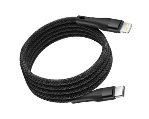 Кабель для зарядки SmartiNext Type-C - Lightning магнитный, черный, 1 м Кабель для зарядки SmartiNext Type-C - Lightning магнитный, черный, 1 м