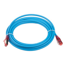 Патч-корд Hyperline F/UTP, экранированный, Cat.5е, LSZH, 5 м, синий