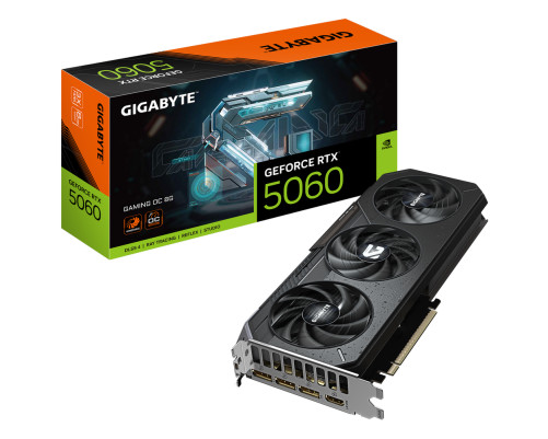 Видеокарта Gigabyte RTX5060 GAMING OC 8GB, GDDR7/128-bit Видеокарта Gigabyte RTX5060 GAMING OC 8GB, GDDR7/128-bit