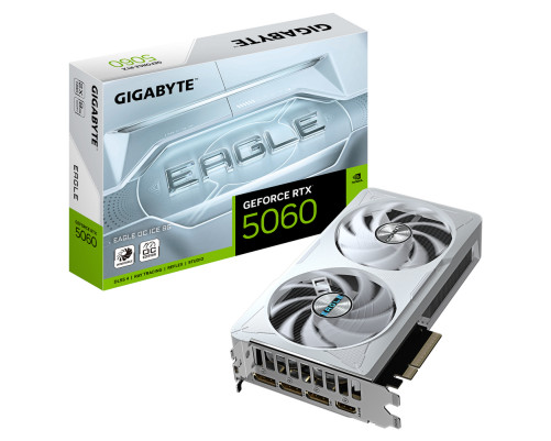 Видеокарта Gigabyte RTX5060 EAGLE OC ICE 8GB, GDDR7/128-bit Видеокарта Gigabyte RTX5060 EAGLE OC ICE 8GB, GDDR7/128-bit