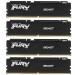 Модуль оперативной памяти Kingston 64GB DIMM FURY Beast Black XMP, DDR5 6000Mhz, Heat Shield, Kit (4x16GB), 1RX8, RTL