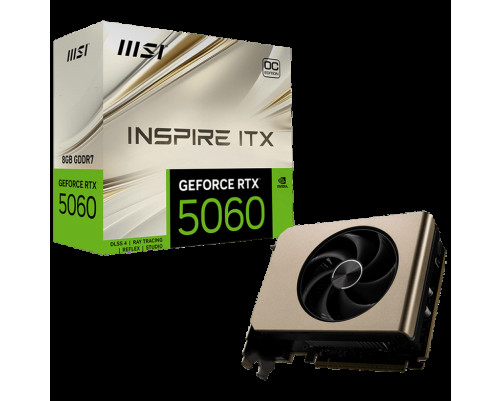 Видеокарта MSI RTX5060 INSPIRE ITX OC 8GB, GDDR7/128-bit