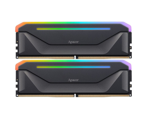 Модуль памяти Apacer 32GB DDR5 5600 DIMM OC NOX RGB w/HS, kit 2x16GB CL32, 1.25V Модуль памяти Apacer 32GB DDR5 5600 DIMM OC NOX RGB w/HS, kit 2x16GB CL32, 1.25V