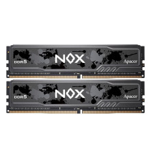 Модуль оперативной памяти Apacer 64GB DDR5 5600 DIMM OC NOX  w/HS, kit 2x32GB CL40, 1.25V