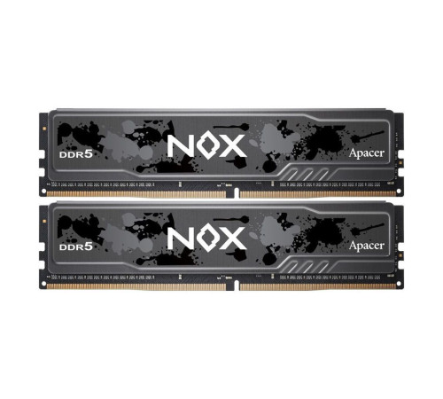 Модуль оперативной памяти Apacer 64GB NOX DDR5 5600Mhz DIMM w/HS, kit 2x32GB CL40, 1.25V