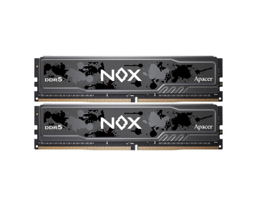 Модуль памяти Apacer 32GB DDR5 6400 DIMM OC NOX w/HS, kit 2x16GB CL32, 1.4V Модуль памяти Apacer 32GB DDR5 6400 DIMM OC NOX w/HS, kit 2x16GB CL32, 1.4V