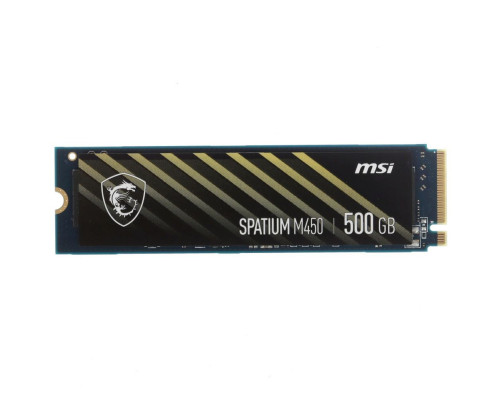 Твердотельный накопитель SSD MSI M.2 2280 500GB SPATIUM M450 V1 S78-440K380-P83
