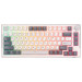 Клавиатура беспроводная игровая Royal Kludge RK-H81, белый