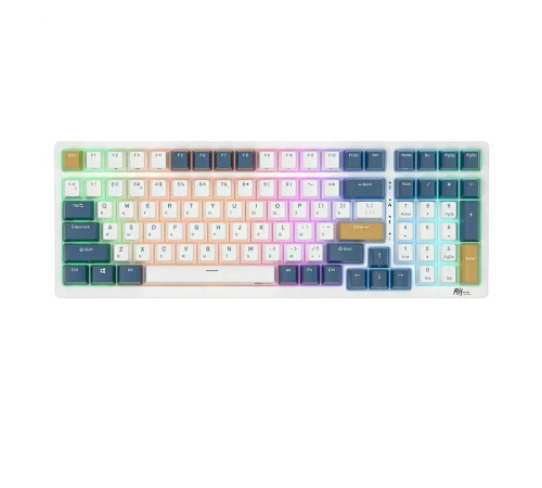 Клавиатура беспроводная игровая Royal Kludge RK98, голубой