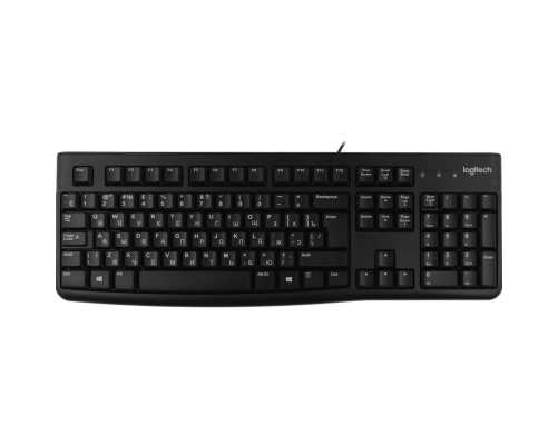 Клавиатура проводная Logitech K120, черный