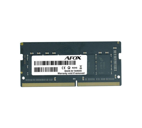 Модуль оперативной памяти Afox 16GB DDR4 3200Mhz SO-DIMM PC4-25600, 260-pin, CL 22-22-22-52, 1.2V