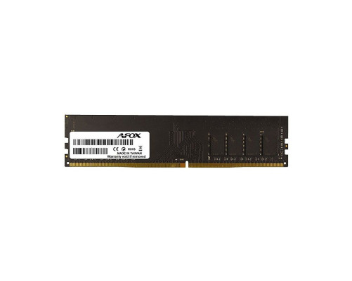 Модуль оперативной памяти Afox 8GB DDR4 2666Mhz DIMM, PC4-21300, 288-pin, CL 19-19-19-43, 1.2V Модуль оперативной памяти Afox 8GB DDR4 2666Mhz DIMM, PC4-21300, 288-pin, CL 19-19-19-43, 1.2V