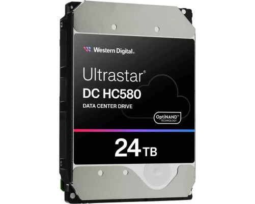 Жесткий диск серверный 24TB Western Digital Ultrastar DC HC580 WUH722424ALE604 Жесткий диск серверный 24TB Western Digital Ultrastar DC HC580 WUH722424ALE604