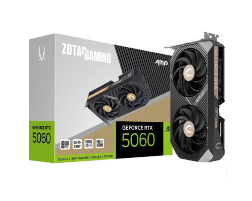 Видеокарта Zotac RTX5060 AMP 8GB, GDDR7/128-bit Видеокарта Zotac RTX5060 AMP 8GB, GDDR7/128-bit