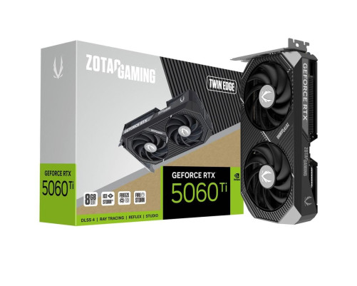 Видеокарта Zotac RTX5060Ti TWIN EDGE 8GB, GDDR7/128-bit Видеокарта Zotac RTX5060Ti TWIN EDGE 8GB, GDDR7/128-bit