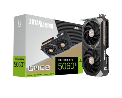 Видеокарта Zotac RTX5060Ti AMP 8GB, GDDR7/128-bit Видеокарта Zotac RTX5060Ti AMP 8GB, GDDR7/128-bit