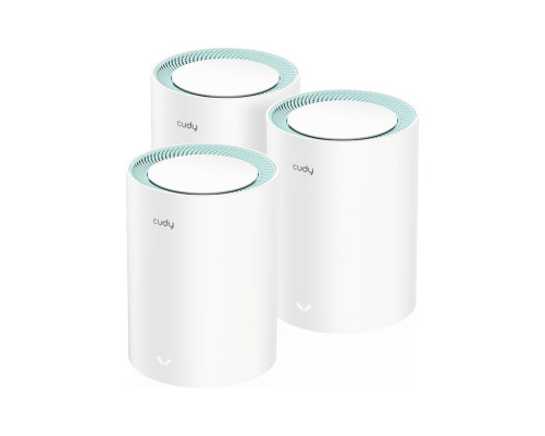 Wi-Fi MESH система CUDY M1500 (3-Pack), белый Wi-Fi MESH система CUDY M1500 (3-Pack), белый