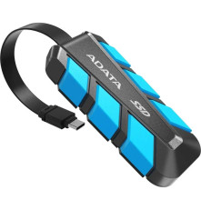 Внешний накопитель SSD 1TB ADATA SC740 SC740-1000G-CBU, USB 3.1, черный/синий