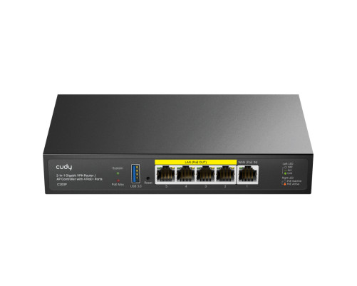 Маршрутизатор CUDY C200P, черный Маршрутизатор CUDY C200P, черный