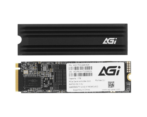 Твердотельный накопитель SSD AGI AI828, 1TB, M.2(22x80mm) Твердотельный накопитель SSD AGI AI828, 1TB, M.2(22x80mm)