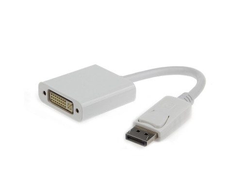 Переходник Cablexpert DisplayPort - DVI A-DPM-DVIF-002-W 20M/29F, белый, 0.1 м Переходник Cablexpert DisplayPort - DVI A-DPM-DVIF-002-W 20M/29F, белый, 0.1 м