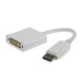 Переходник Cablexpert DisplayPort - DVI A-DPM-DVIF-002-W 20M/29F, белый, 0.1 м