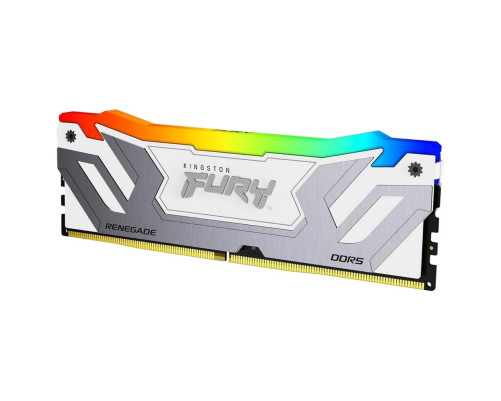 Модуль оперативной памяти Kingston 24GB FURY Renegade White RGB DDR5 8800Mhz CUDIMM CL42 Модуль оперативной памяти Kingston 24GB FURY Renegade White RGB DDR5 8800Mhz CUDIMM CL42