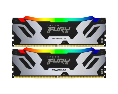 Модуль оперативной памяти Kingston 48GB FURY Renegade Silver/Black DDR5 8000Mhz DIMM (Kit 2*24gb)