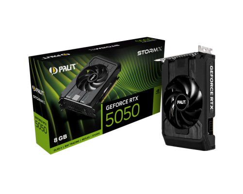 Видеокарта Palit RTX5050 STORMX 8GB, GDDR6/128-bit Видеокарта Palit RTX5050 STORMX 8GB, GDDR6/128-bit