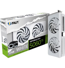 Видеокарта Palit RTX5060Ti WHITE OC 8GB, GDDR7/128-bit
