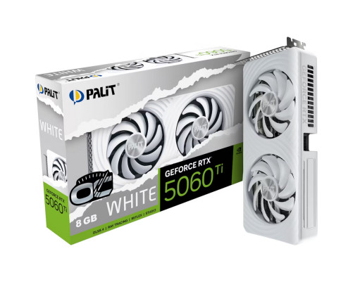 Видеокарта Palit RTX5060Ti WHITE OC 8GB, GDDR7/128-bit Видеокарта Palit RTX5060Ti WHITE OC 8GB, GDDR7/128-bit