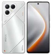 Смартфон Tecno POVA 7 5G 8+256GB, серебристый