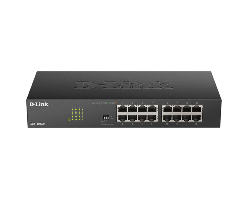 Коммутатор D-Link DGS-1016D/J1A, черный Коммутатор D-Link DGS-1016D/J1A, черный