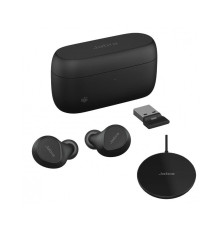 Гарнитура беспроводная Jabra Evolve2 Buds, USB-A MS, черный