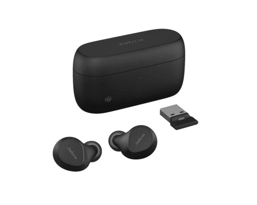 Гарнитура беспроводная Jabra Evolve2 Buds, USB-A MS, черный Гарнитура беспроводная Jabra Evolve2 Buds, USB-A MS, черный