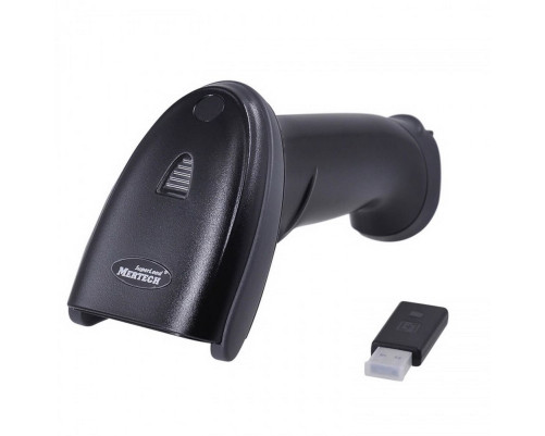 Сканер штрих-кода MERTECH CL-2210 BLE, ручной, беспроводной, Dongle 2D, черный Сканер штрих-кода MERTECH CL-2210 BLE, ручной, беспроводной, Dongle 2D, черный
