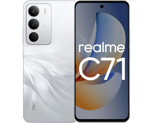 Смартфон Realme C71, RMX5303 6+128GB, белый Смартфон Realme C71, RMX5303 6+128GB, белый