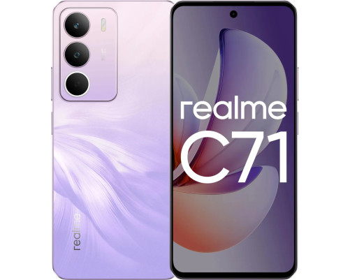 Смартфон Realme C71, RMX5303 8+256GB, фиолетовый