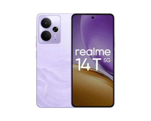 Смартфон Realme 14T 5G, RMX5078 12+256GB, фиолетовый Смартфон Realme 14T 5G, RMX5078 12+256GB, фиолетовый