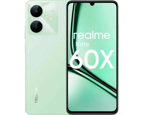 Смартфон Realme Note 60x, RMX3938 4+128GB, зеленый