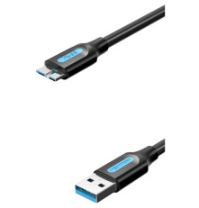 Кабель Vention USB 3.0 AM/micro B - 0,25м.