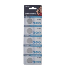 Элементы питания GoPower CR1616 BL5 Lithium 3V, 5 шт.