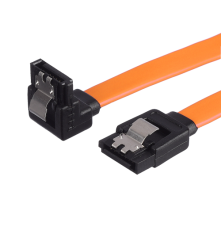 Кабель GoPower SATA (m)-SATA (m) 0.5 м, оранжевый