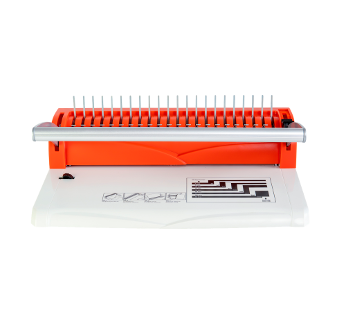 Переплетчик ГЕЛЕОС БП-13+, белый-красный