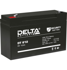 Аккумулятор свинцово-кислотный DELTA DT 612, 6В/12Ач 
