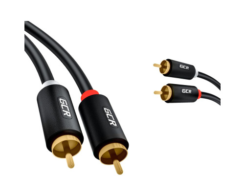 Кабель 2хRCA/2хRCA , 2 м, черный, GCR-53113 Кабель 2хRCA/2хRCA , 2 м, черный, GCR-53113
