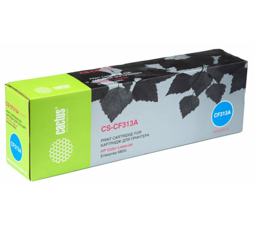Картридж Cactus CS-CF313A CF313A для HP CLJ Ent M855, пурпурный (31500 стр.)