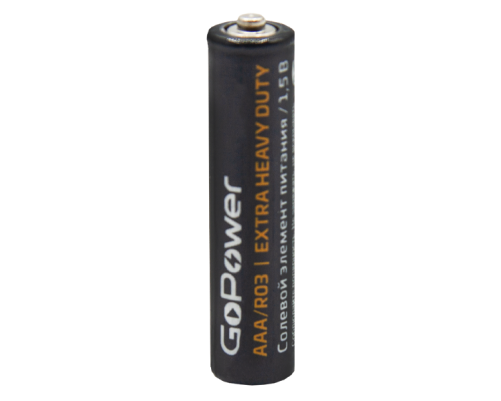 Элемент питания GoPower R03 AAA BL4 Heavy Duty 1.5V (4 шт.) Элемент питания GoPower R03 AAA BL4 Heavy Duty 1.5V (4 шт.)