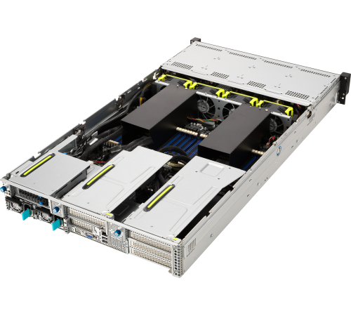 Серверная платформа ASUS RS720A-E11-RS12/10G/2.4KW/8NVMe/GPU/OCP